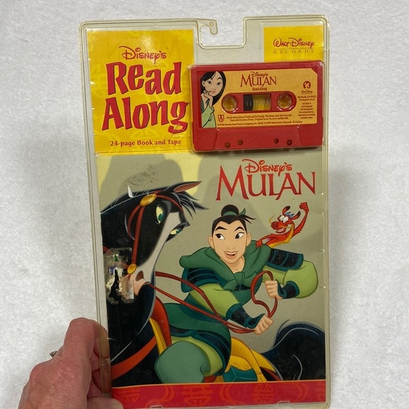 Vintage Walt Disney read along cassette and book Mulan - Picture 1 of 5